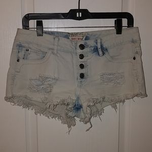 Denim shorts